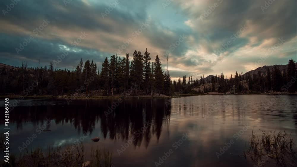 Time Lapse of Butterfly Lake in the Uinta Mountains. Time Lapse of Butterfly Lake in the Uinta Mountains.