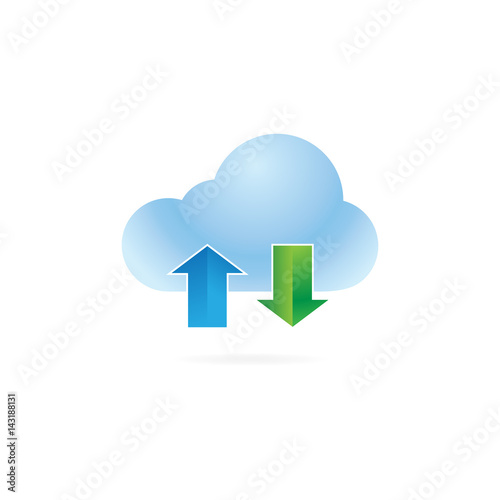 Color Icon - Cloud storage