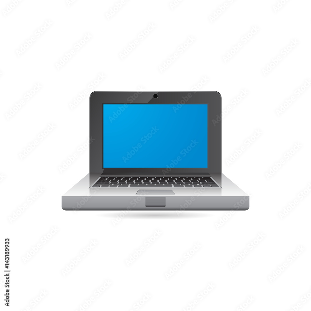 Color Icon - Laptop computer Color Icon - Laptop computer