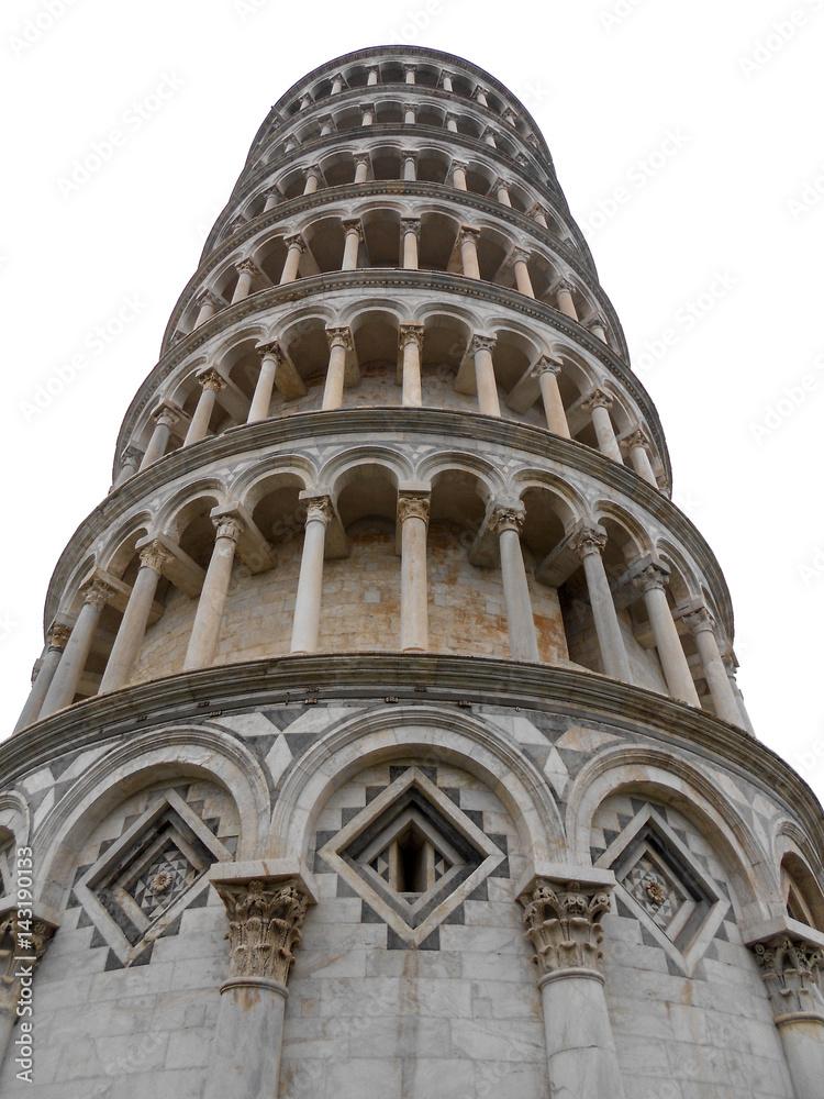 Torre di Pisa dal basso