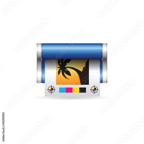 Color Icon - Printing rollers