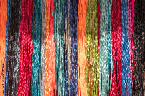 multi color necklage for sale at the market photo