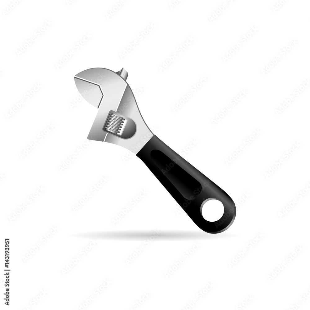 Obraz premium Color Icon - Adjustable wrench