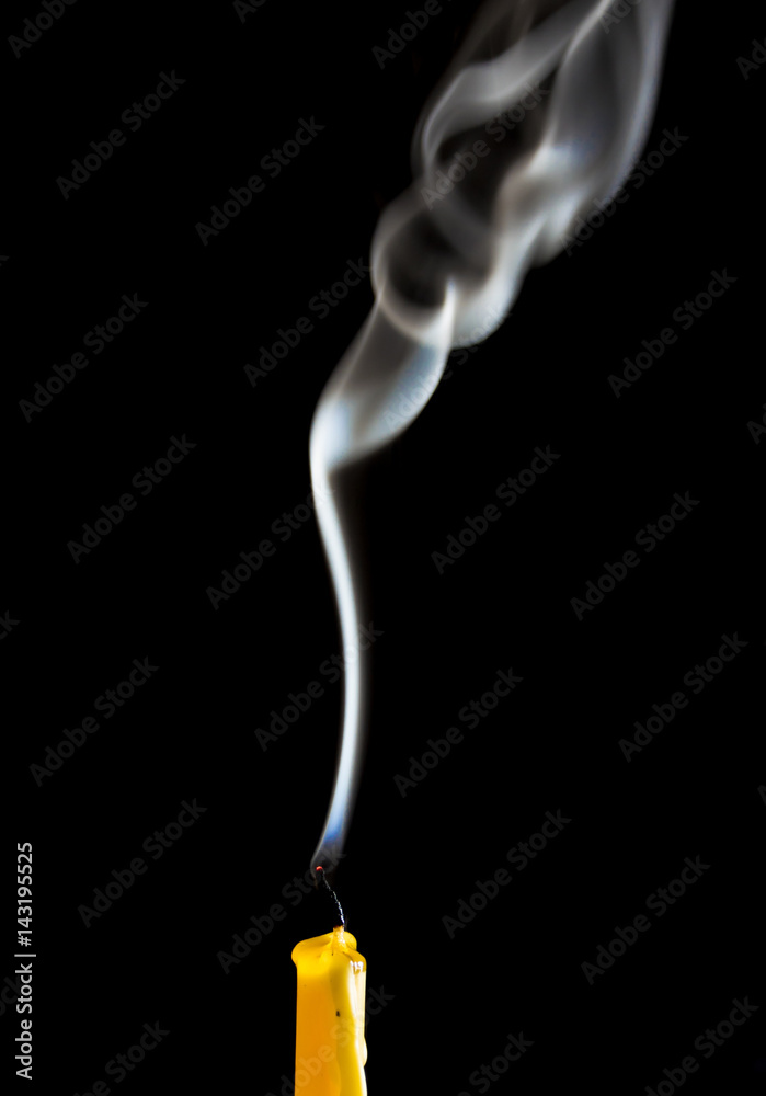 White smoke when the candle goes out White smoke when the candle goes out