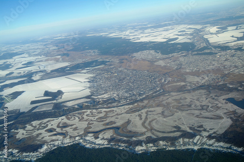 Aerial view in time of winter © ekulik2011