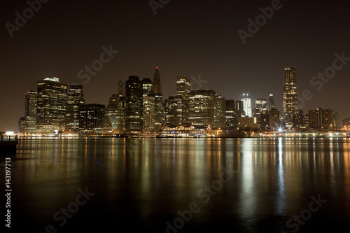 Manhattan skyline at Night Lights © MISHELLA