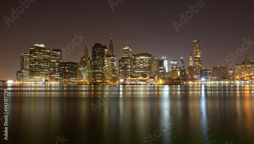 Manhattan skyline at Night Lights © MISHELLA
