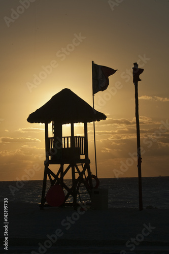 Lifeguard Stand on Maxican Beach