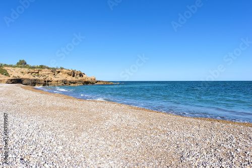 The Coast of Vinaroz in Castellon  Spain