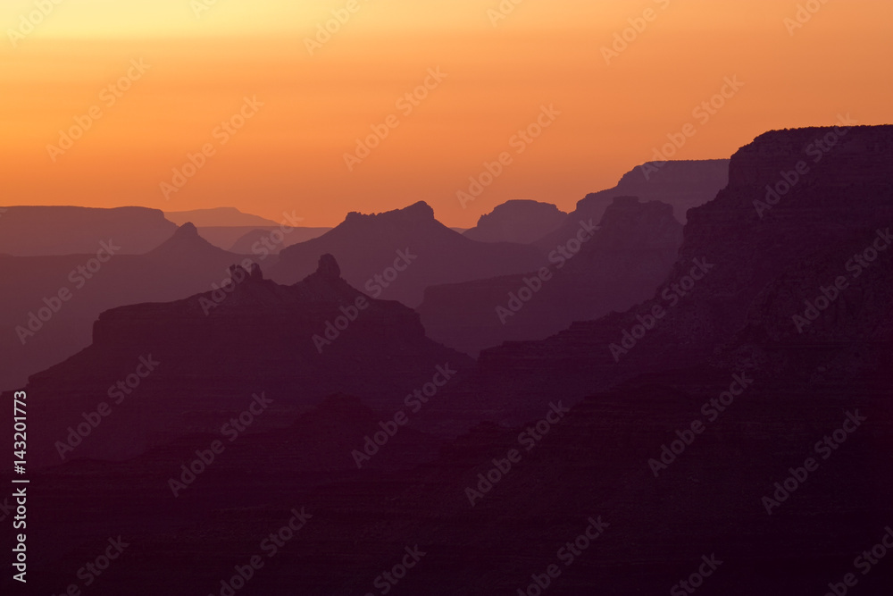 Fototapeta premium Grand Canyon. Sunset Canyon.