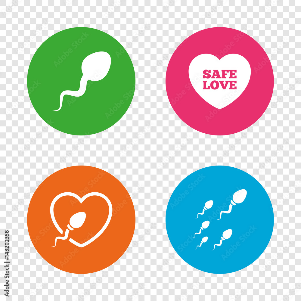 Sperm icons. Fertilization or insemination signs. Sperm icons. Fertilization or insemination signs.