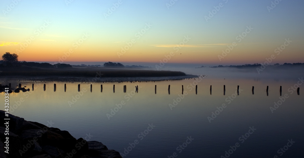 Fototapeta premium Sunrise. Silent Place