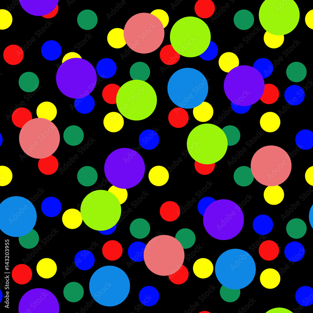 Seamless circles shapes pattern Seamless circles shapes pattern