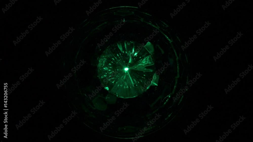 Close Up Looping Green Disco Light Close Up Looping Green Disco Light