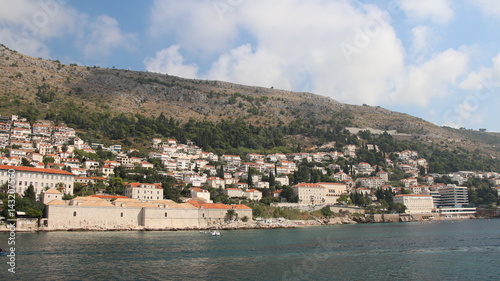Fototapeta Naklejka Na Ścianę i Meble -  View of the walled city, Croatia Dubrovnik city