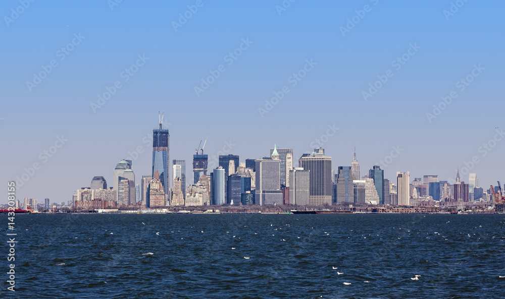 Naklejka premium Manhattan