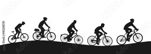 Silhouette Radtour