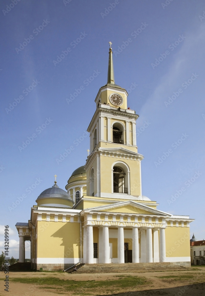 Cathedral of Epiphany at Nilov Monastery. Stolobny Island near Ostashkov. Tver oblast. Russia