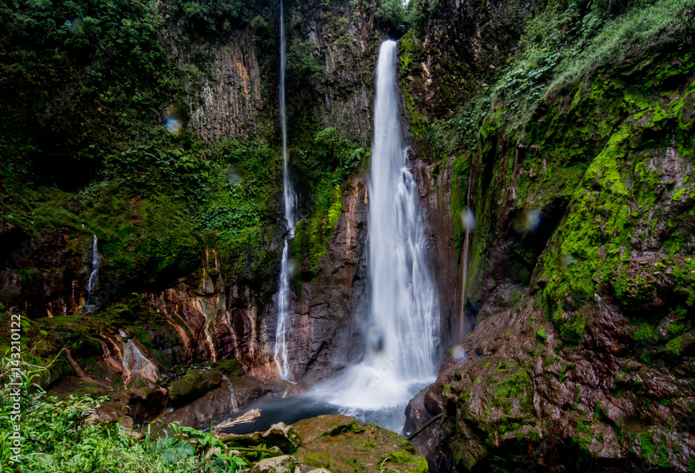 Waterfall in Costa Rica Waterfall in Costa Rica