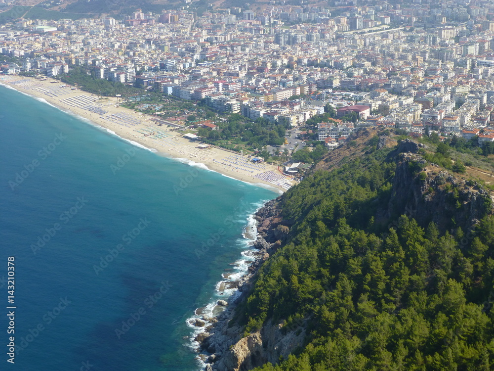 Holiday beach of Antalya Turkey
