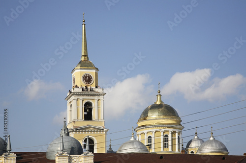 Nilov Monastery at Stolobny Island near Ostashkov. Tver oblast. Russia photo
