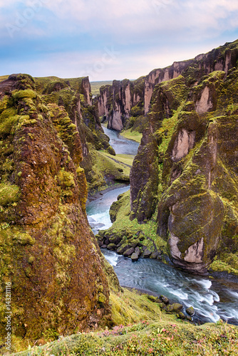 Fjadrargljufur Canyon in Iceland