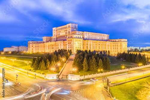 Pałac Parlamentu, Bukareszt, Rumunia.
