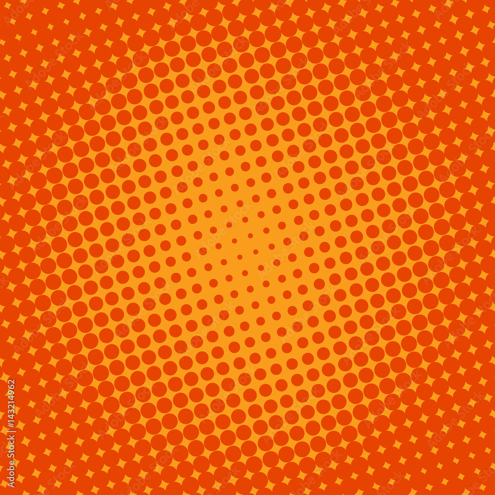 Bạn đã từng chưa thấy một vectơ tròn nửa chấm nền cam đẹp như thế này. Hãy mở hình ảnh để khám phá sự phối hợp hoàn hảo giữa màu cam tươi sáng và hình ảnh của vectơ tròn. Bạn sẽ không thể rời mắt khỏi nó.