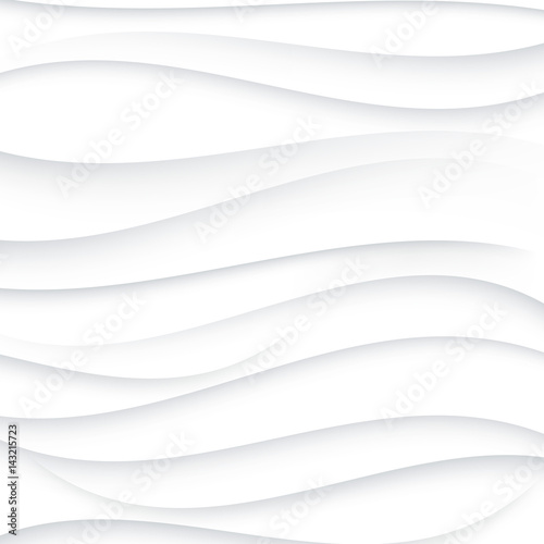 Grey wavy lines on white background.Abstract vector background.EPS10 photo