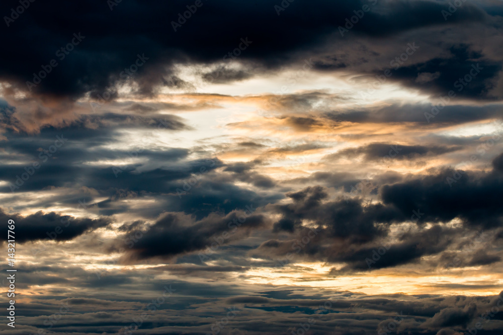 colorful dramatic sky with cloud at sunset colorful dramatic sky with cloud at sunset