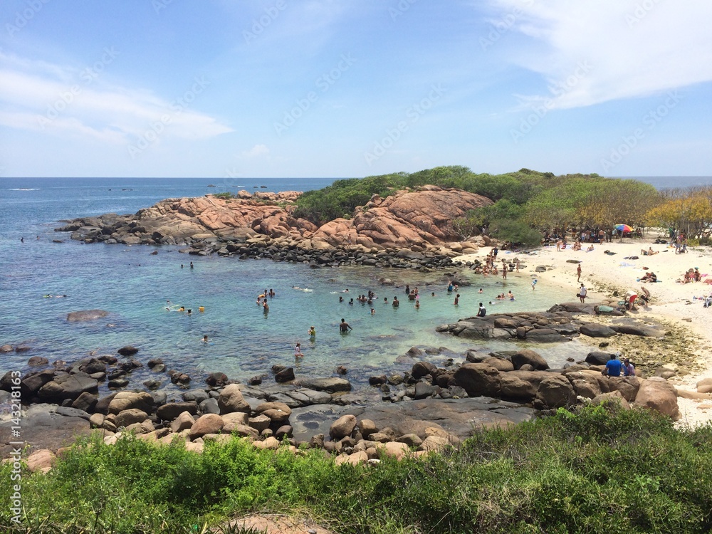 Obraz premium Snorkeling paradise Pigeon Island