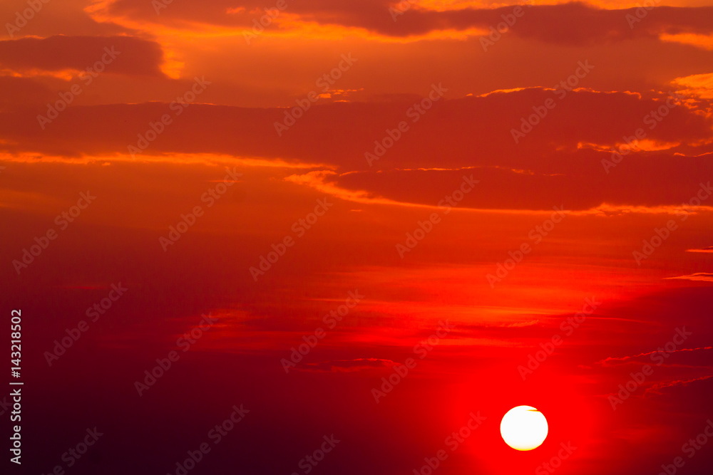 colorful dramatic sky with cloud at sunset colorful dramatic sky with cloud at sunset