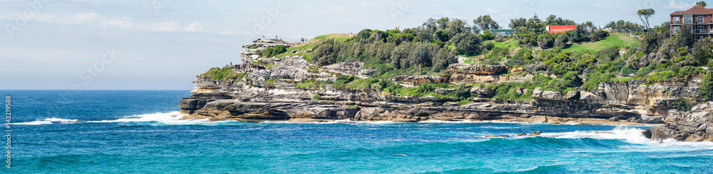 Bondi Beach panoramic view, Sydney