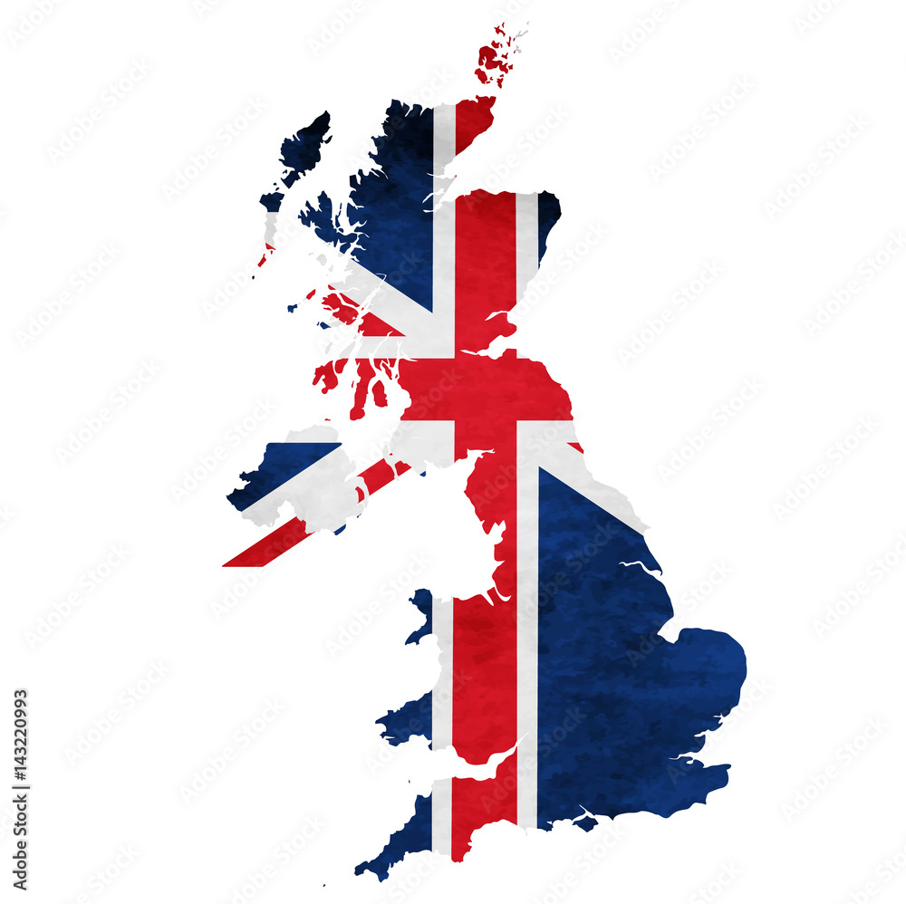 イギリス 地図 国旗 アイコン Stock ベクター Adobe Stock