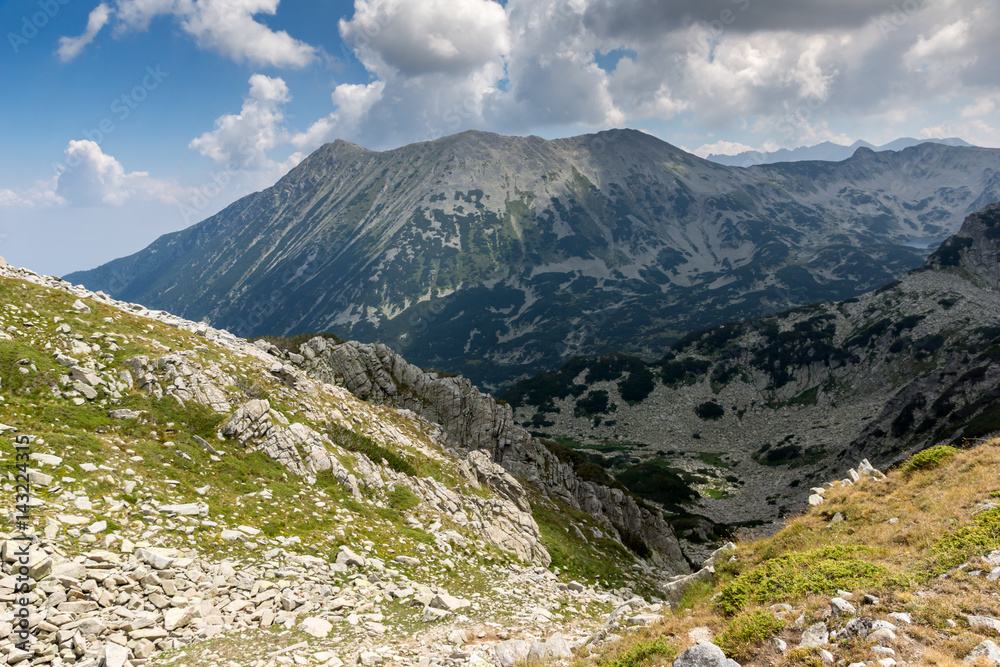 Amazing Panorama from Banderitsa pass, Pirin Mountain, Bulgaria