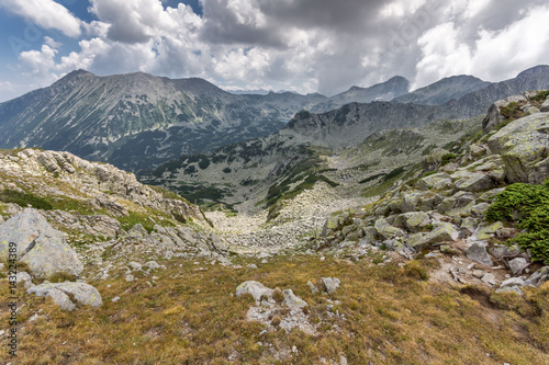 Amazing Panorama from Banderitsa pass  Pirin Mountain  Bulgaria