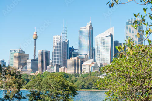 SYDNEY - OCTOBER 2015  Sydney buildings and skyline. Sydney attracts 30 million people annually