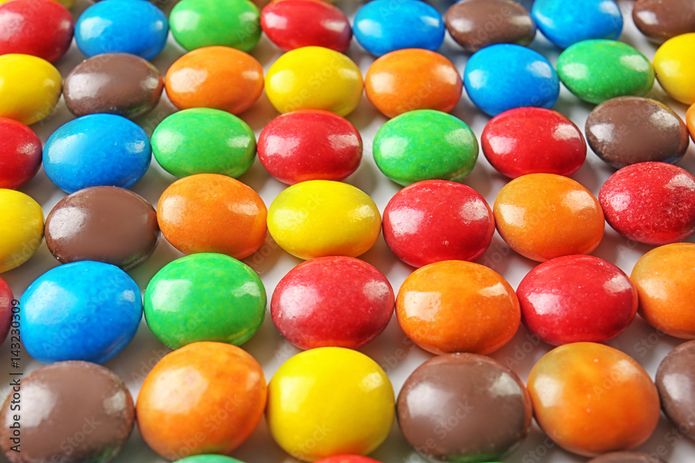 Delicious colorful candies background Delicious colorful candies background