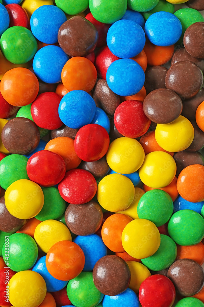 Delicious colorful candies background Delicious colorful candies background