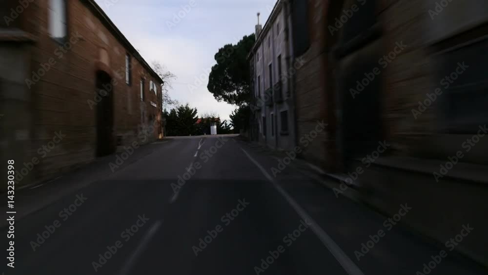 hyperlapse car cruise in Perpignan hyperlapse car cruise in Perpignan
