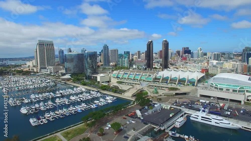 Aerial Downtown San Diego