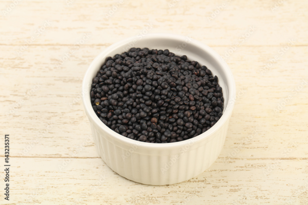 Black lentils Black lentils