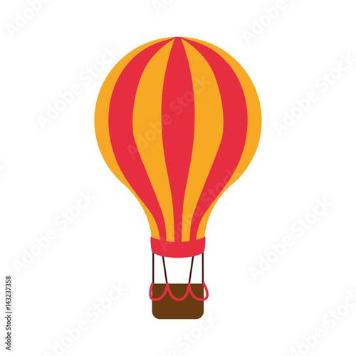 Hot air balloon icon vector illustration graphic design