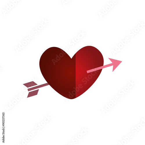 love card with hearts vector illustration design