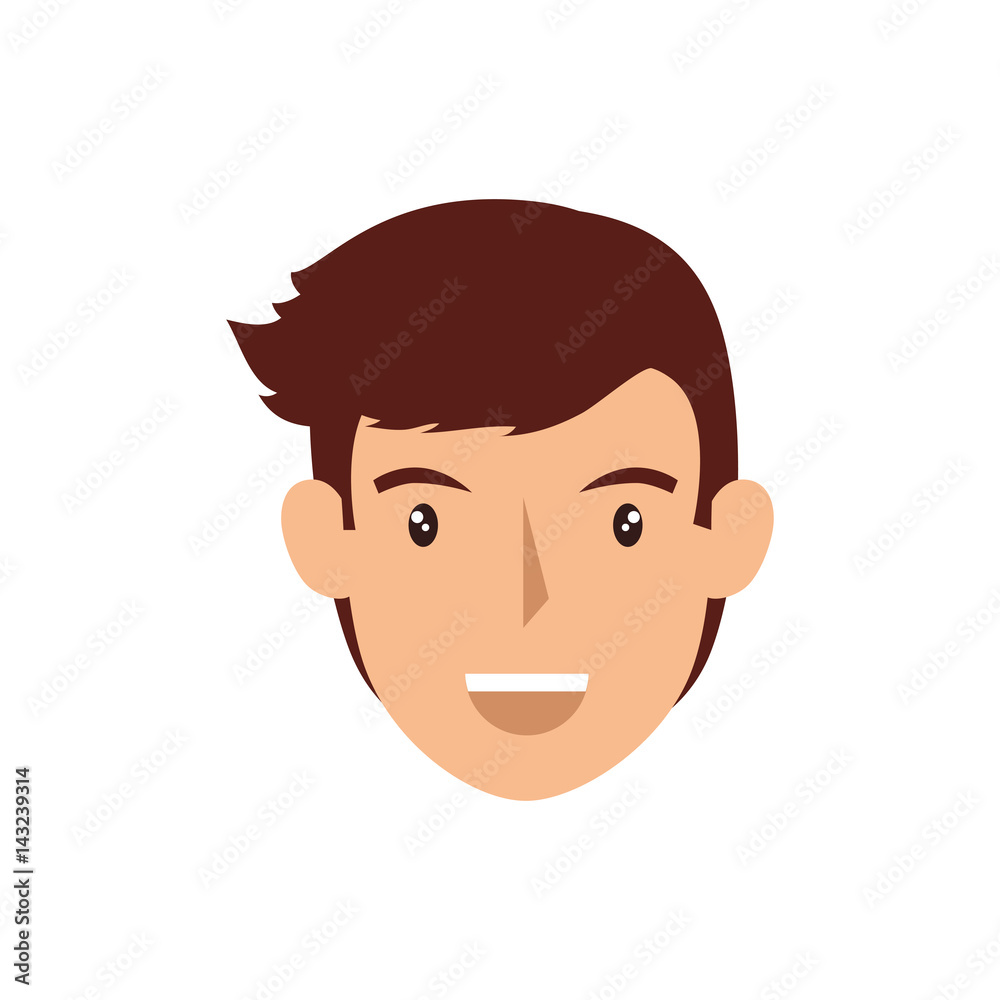 young man avatar character vector illustration design young man avatar character vector illustration design