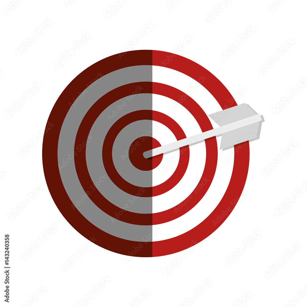 target with arrow isolated icon vector illustration design target with arrow isolated icon vector illustration design