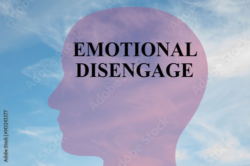 Emotional Disengage - mental concept