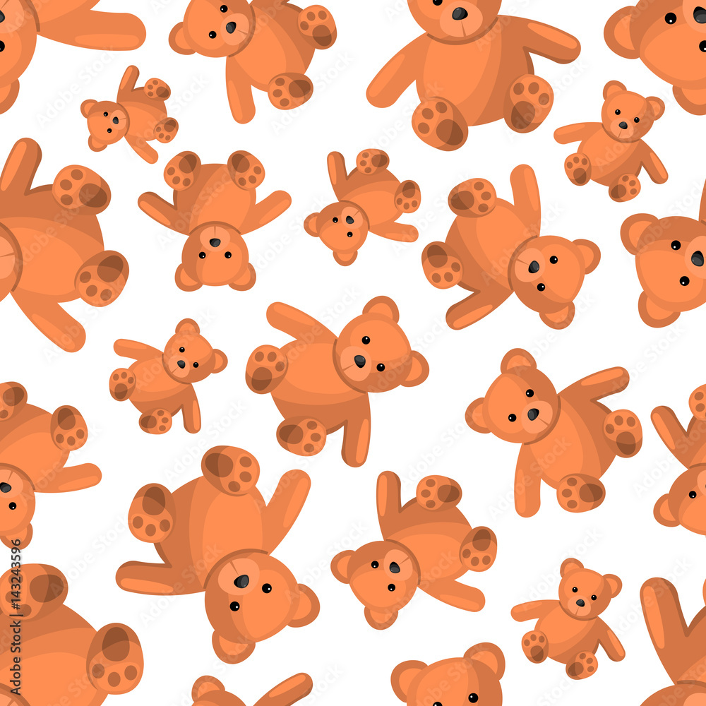 Teddy seamless pattern Teddy seamless pattern