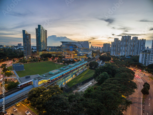 Singapore mass rapid train (MRT) Buona Vista station