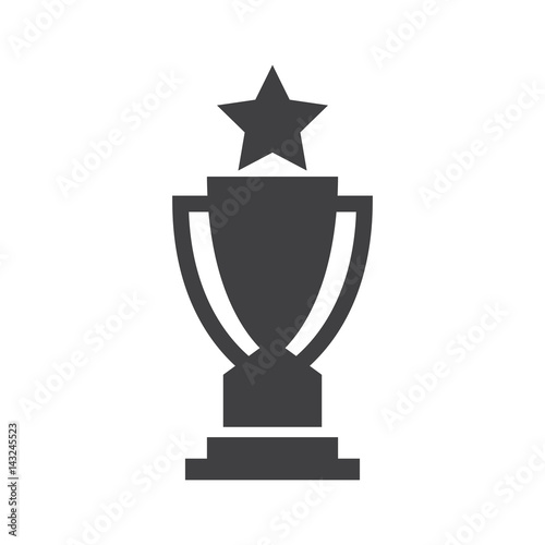 Champion trophy Awards vector icons